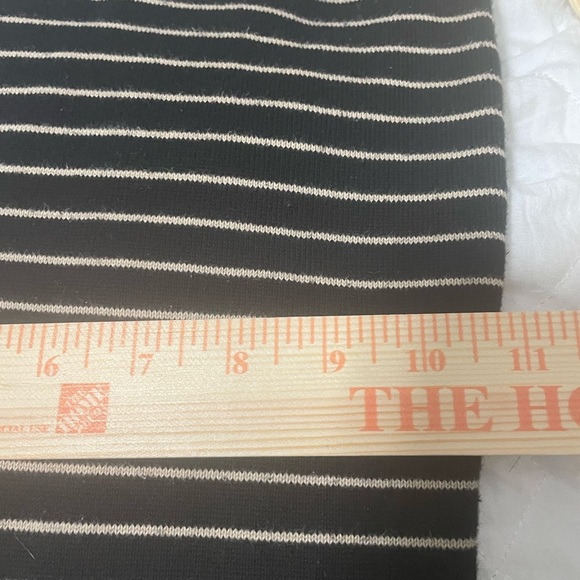 Patchwork up-cycled knit elastic waist full leg pants. All fabrics very soft. - Picture 9 of 16